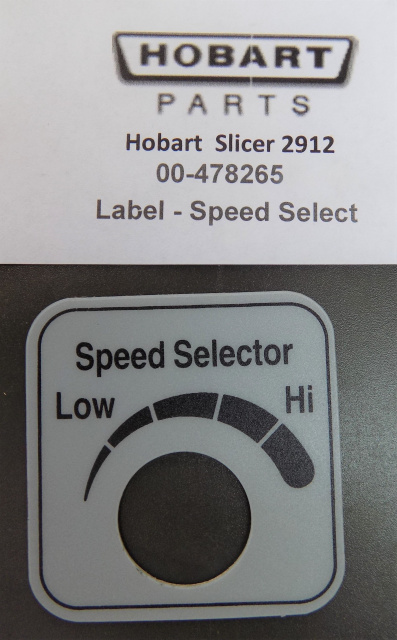 Hobart Slicer 2912 Automatic Hi- Low Speed Selector 00-478265 